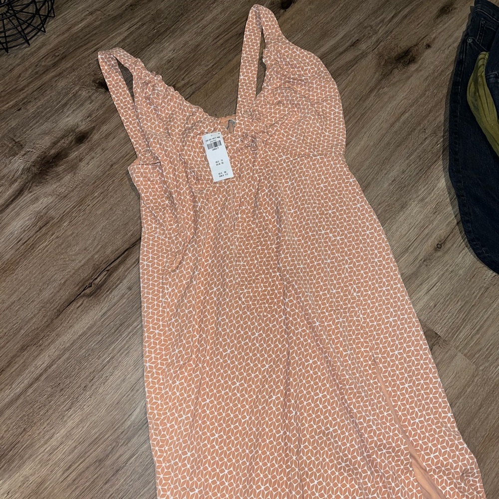Abercrombie Cinch Front Midi Dress
